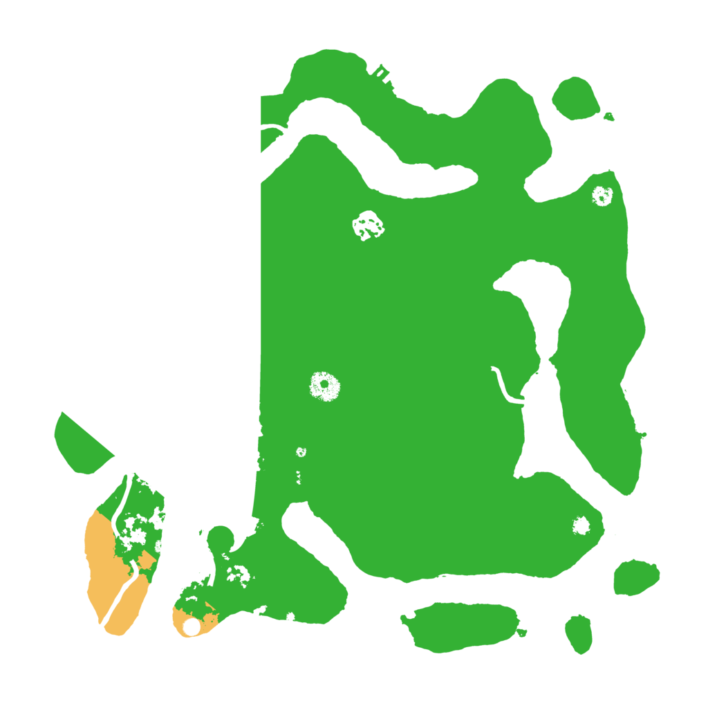 Biome Rust Map: Procedural Map, Size: 3550, Seed: 604216