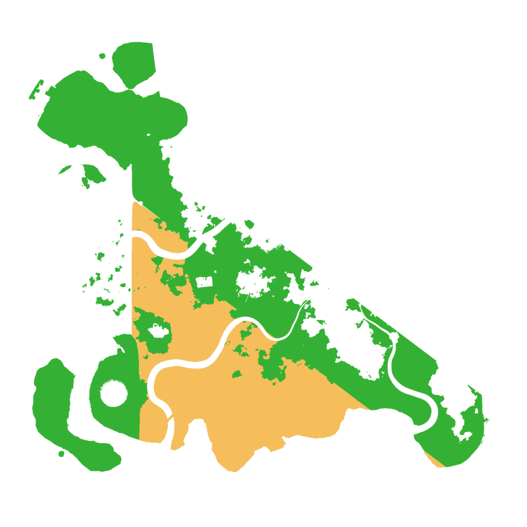 Biome Rust Map: Procedural Map, Size: 3500, Seed: 3126082