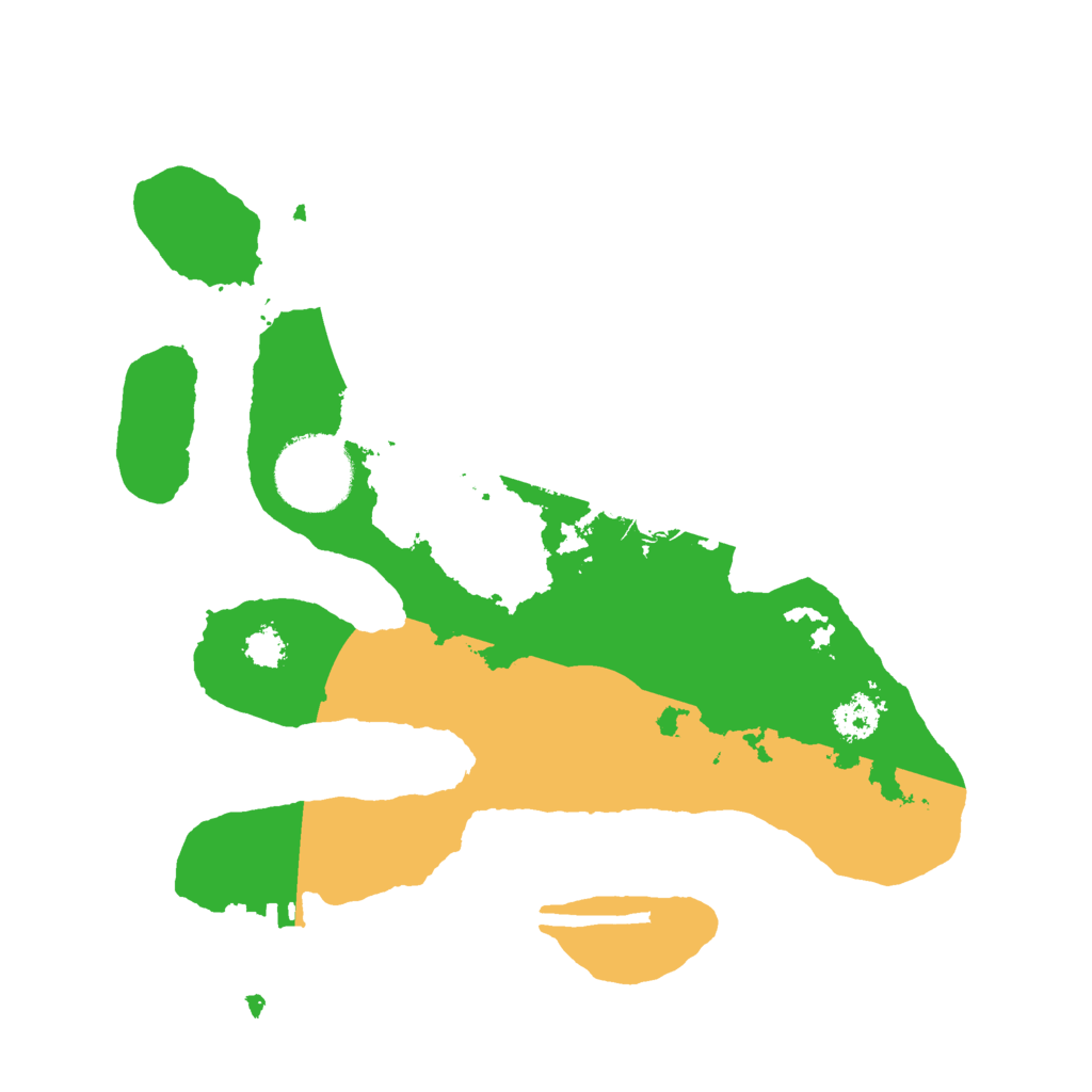 Biome Rust Map: Procedural Map, Size: 2500, Seed: 15162