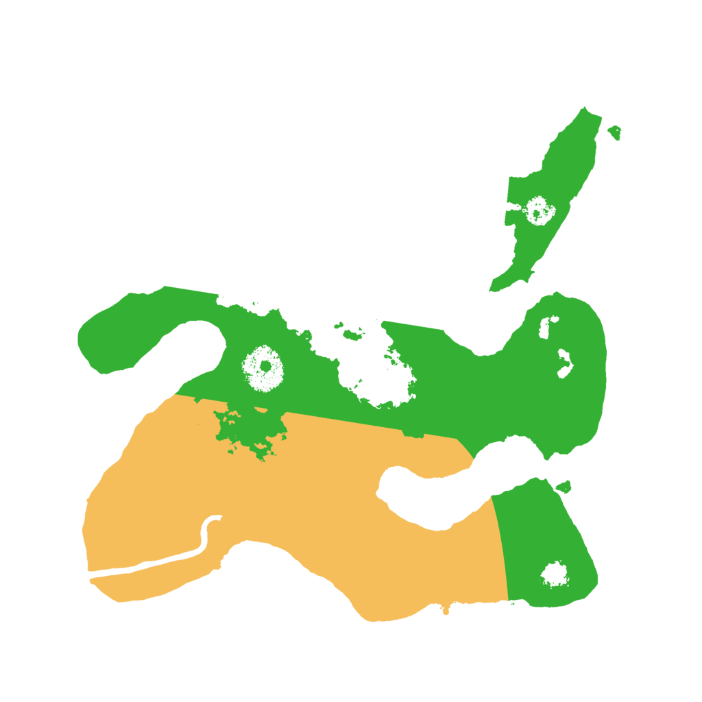Biome Rust Map: Procedural Map, Size: 2500, Seed: 41