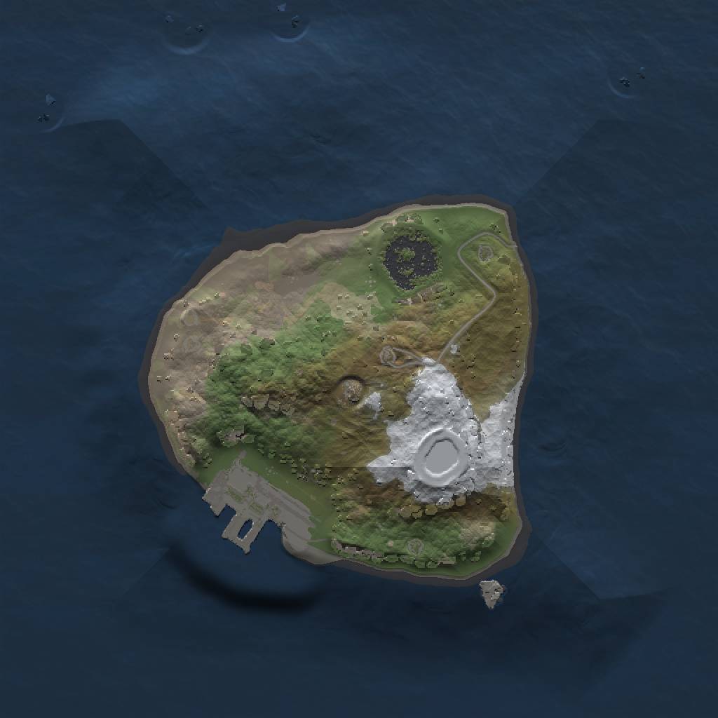 Rust Map: Procedural Map, Size: 1400, Seed: 64, 5 Monuments