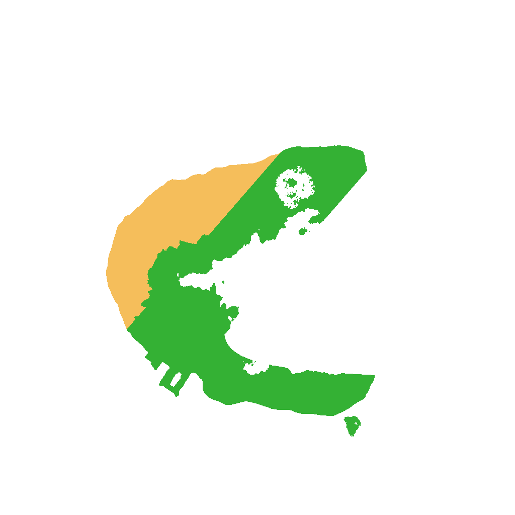 Biome Rust Map: Procedural Map, Size: 1400, Seed: 64