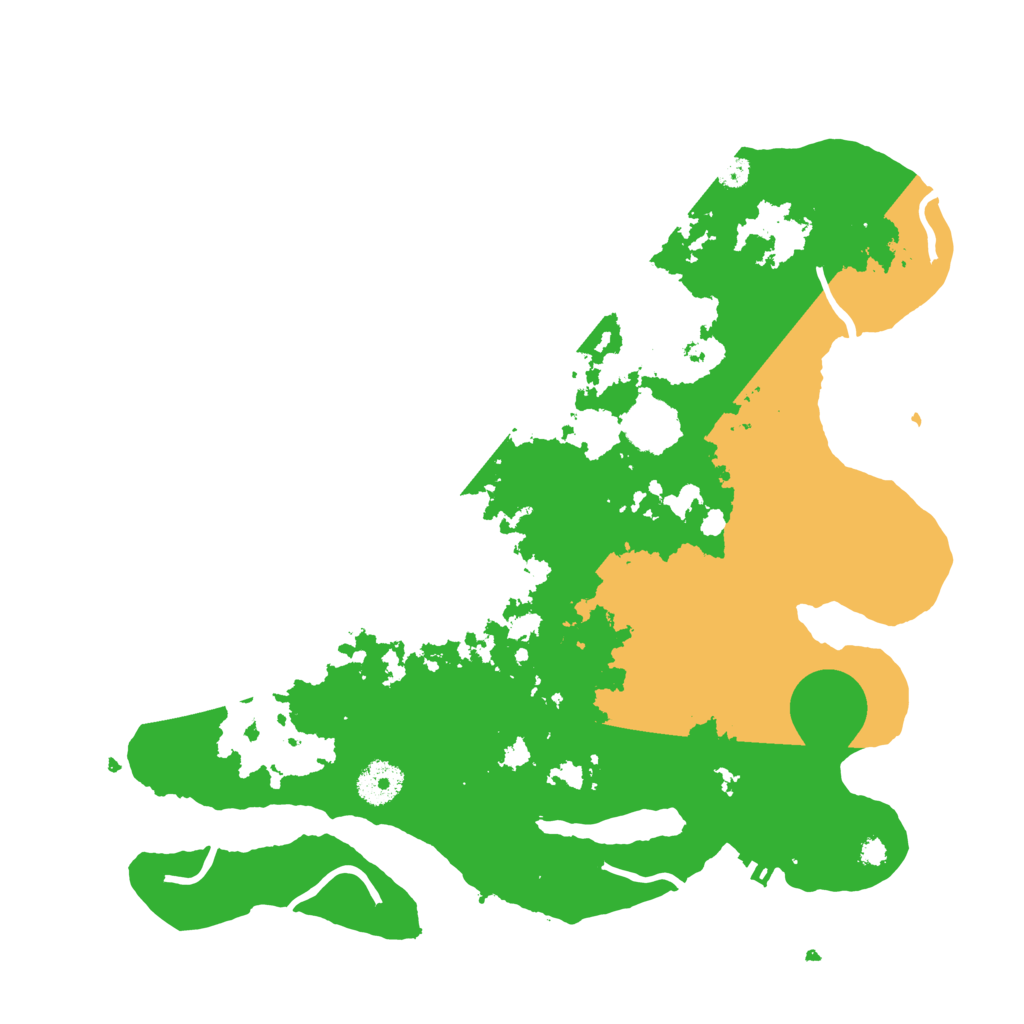 Biome Rust Map: Procedural Map, Size: 3500, Seed: 929749765