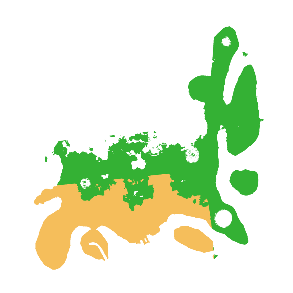 Biome Rust Map: Procedural Map, Size: 3000, Seed: 4137