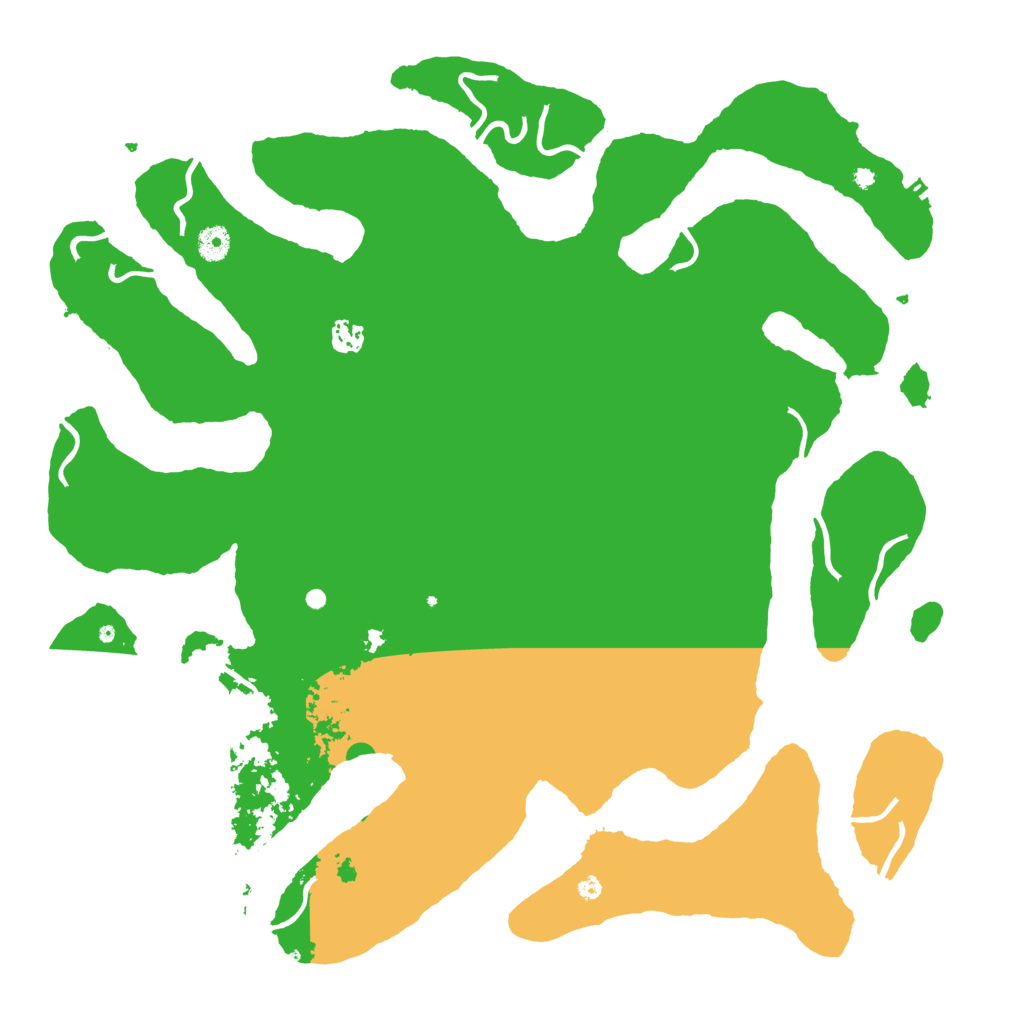 Biome Rust Map: Procedural Map, Size: 4500, Seed: 637602058