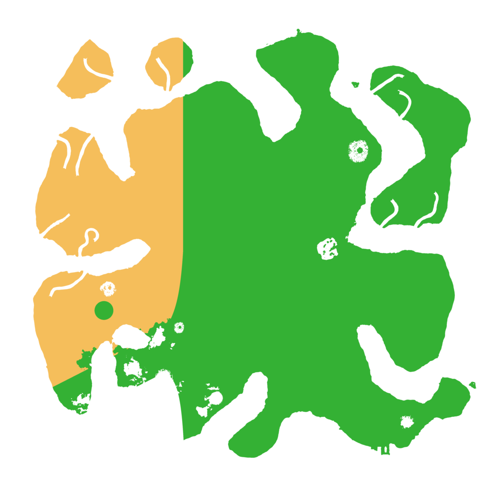 Biome Rust Map: Procedural Map, Size: 3550, Seed: 393855