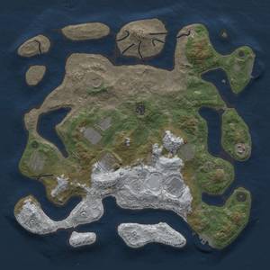 Thumbnail Rust Map: Procedural Map, Size: 4000, Seed: 26, 18 Monuments