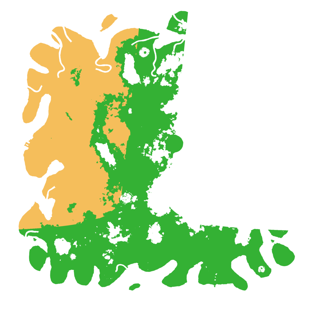 Biome Rust Map: Procedural Map, Size: 4800, Seed: 6996587