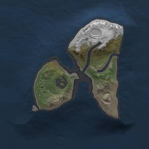 Thumbnail Rust Map: Procedural Map, Size: 1250, Seed: 1, 4 Monuments