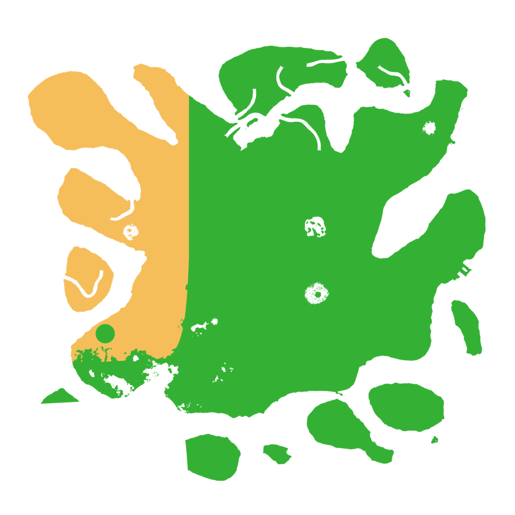 Biome Rust Map: Procedural Map, Size: 3550, Seed: 703784