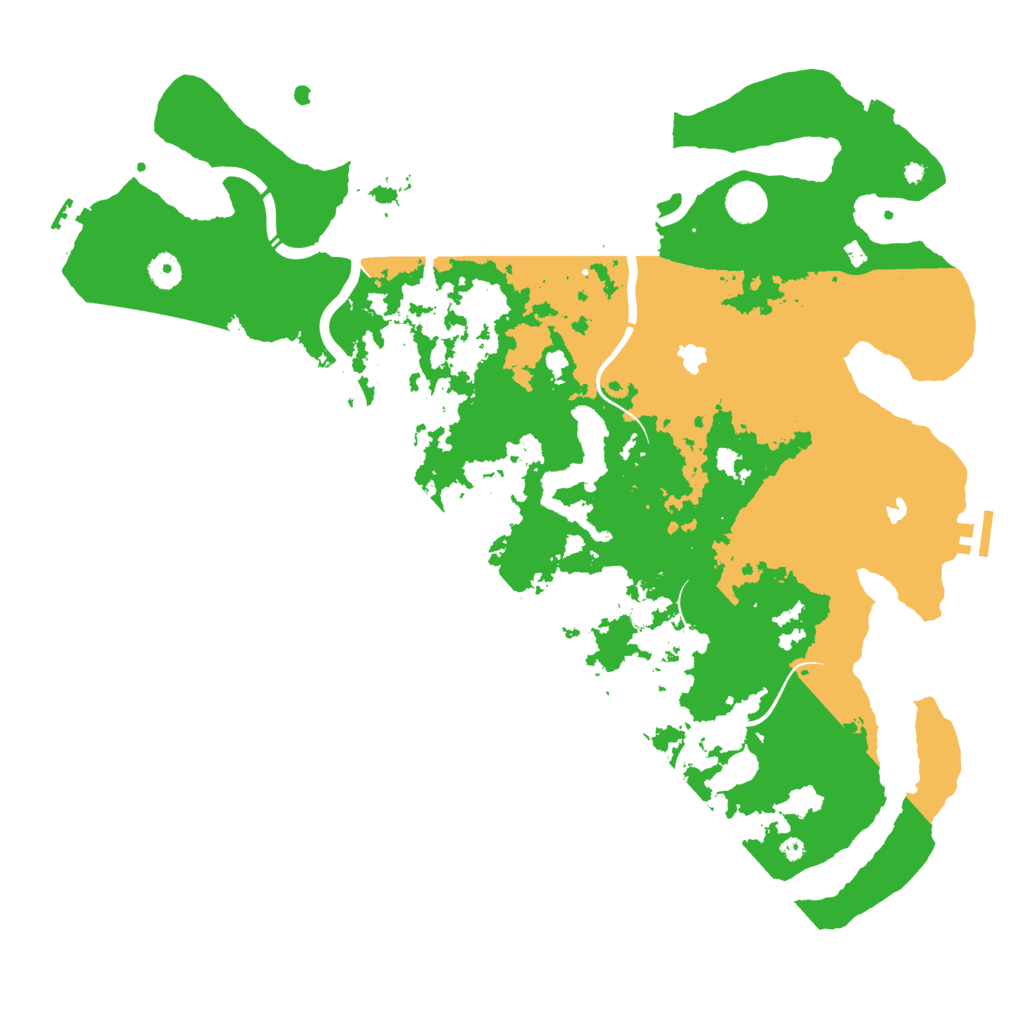 Biome Rust Map: Procedural Map, Size: 4500, Seed: 1583514838