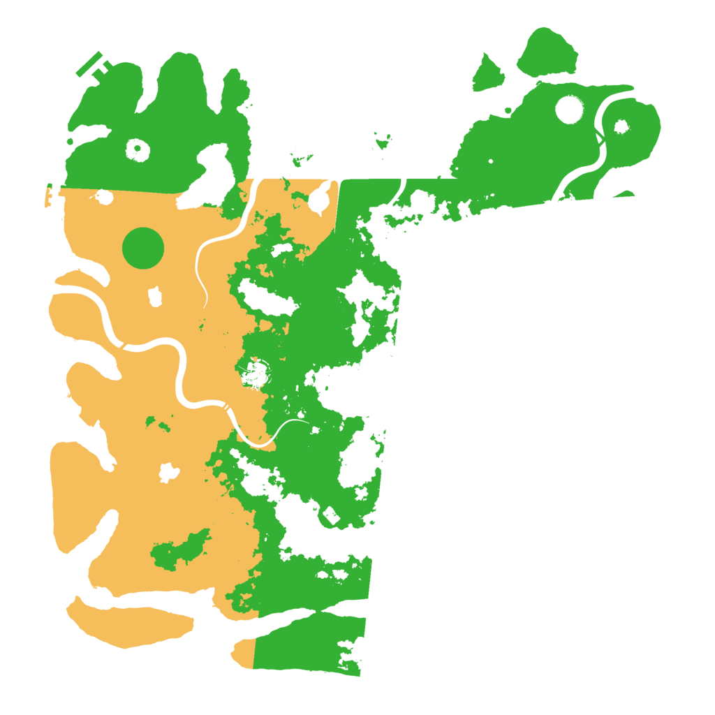 Biome Rust Map: Procedural Map, Size: 4500, Seed: 74786466