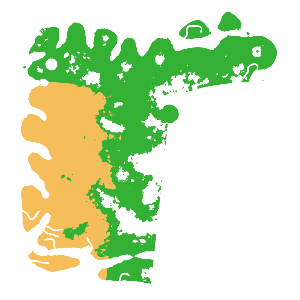 Biome Rust Map: Procedural Map, Size: 4500, Seed: 74786466