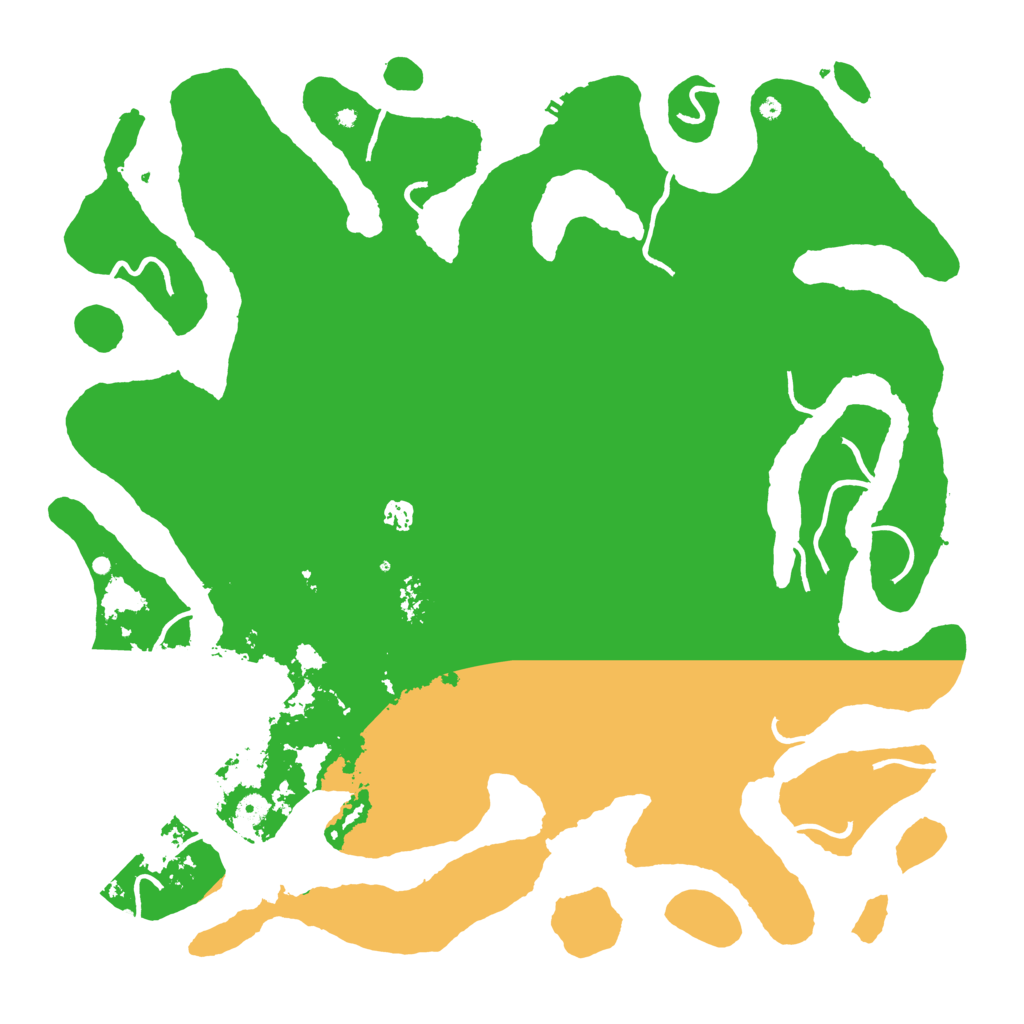 Biome Rust Map: Procedural Map, Size: 5000, Seed: 1308347478