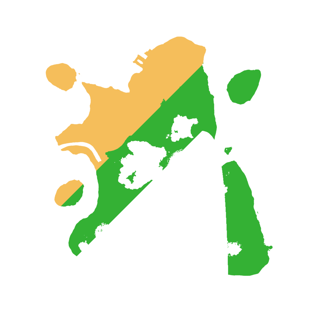 Biome Rust Map: Procedural Map, Size: 2000, Seed: 666