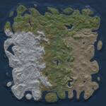 Thumbnail Rust Map: Procedural Map, Size: 6000, Seed: 100, 17 Monuments