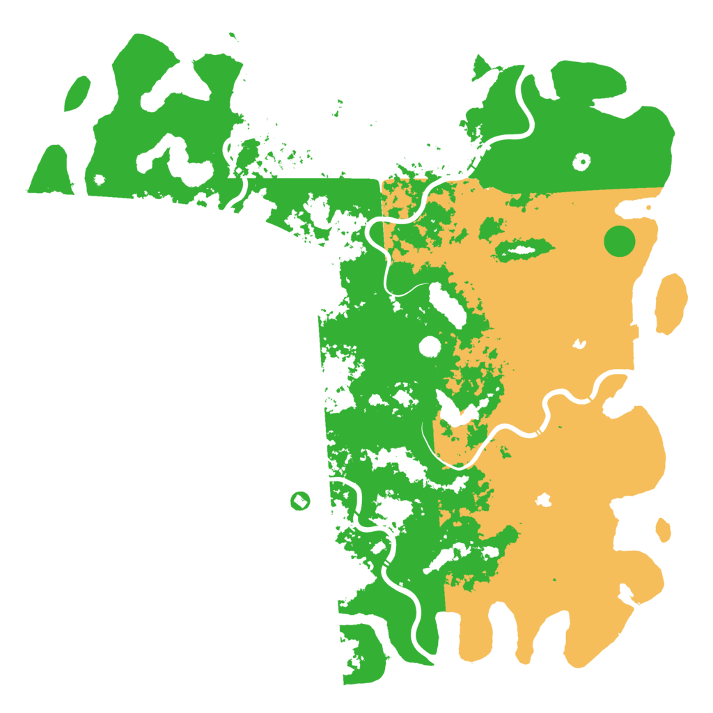 Biome Rust Map: Procedural Map, Size: 6000, Seed: 100