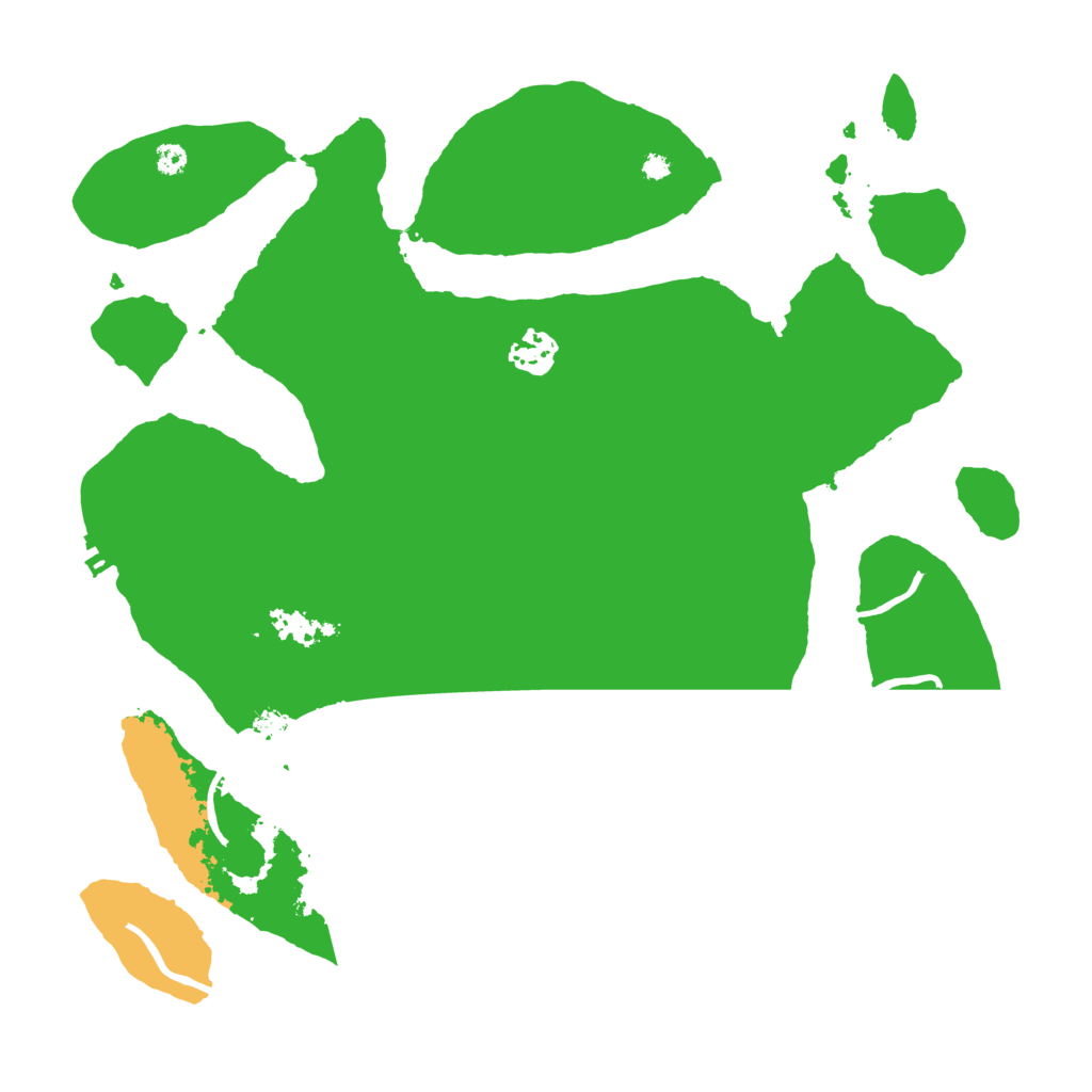 Biome Rust Map: Procedural Map, Size: 3550, Seed: 39776