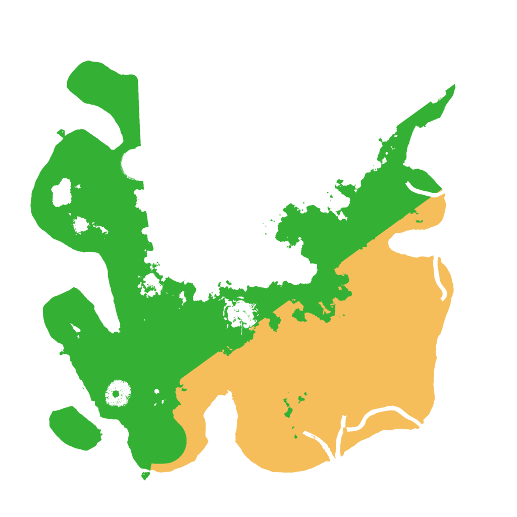 Biome Rust Map: Procedural Map, Size: 3000, Seed: 1358892046