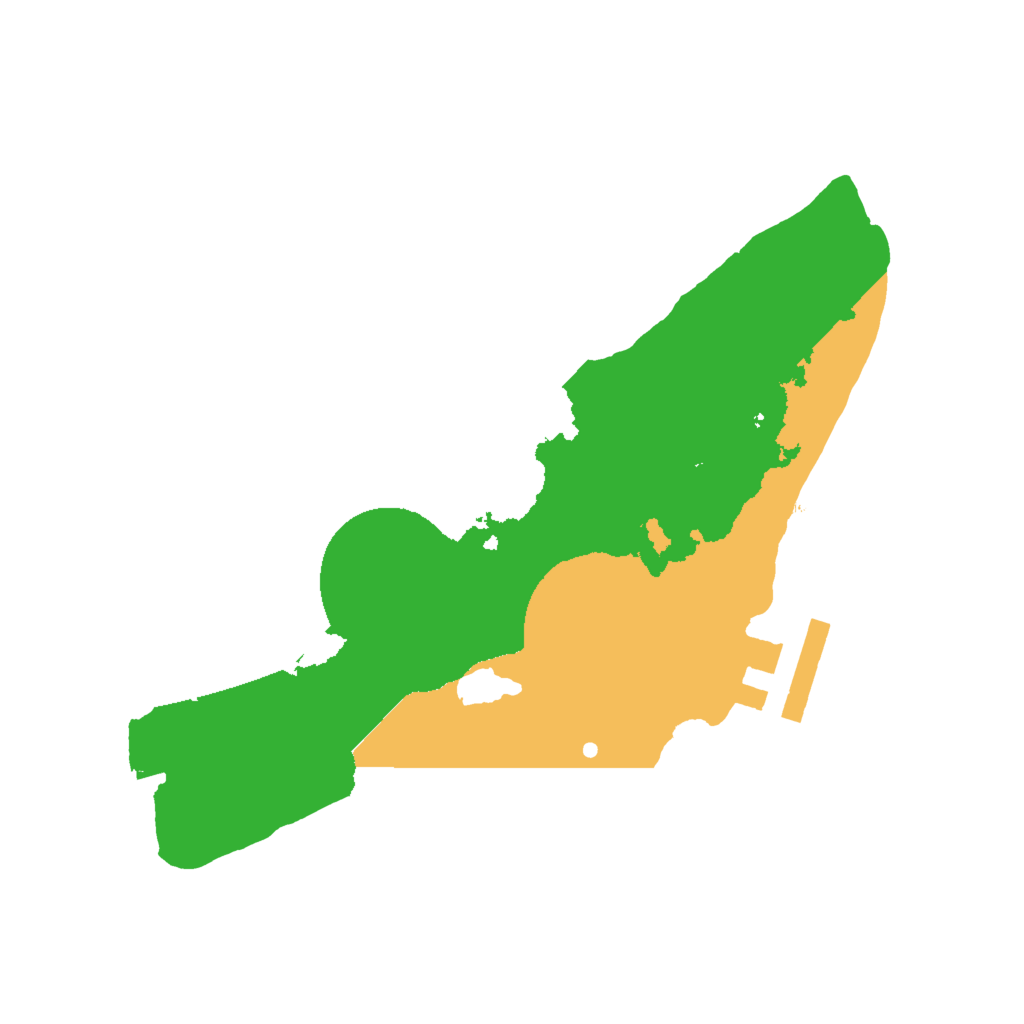 Biome Rust Map: Procedural Map, Size: 2000, Seed: 2394856