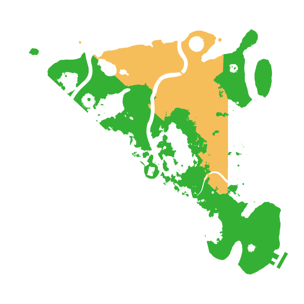 Biome Rust Map: Procedural Map, Size: 3500, Seed: 13371337