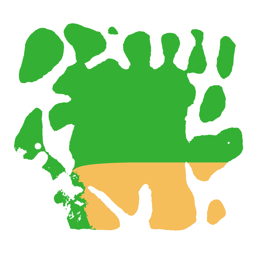 Biome Rust Map: Barren, Size: 3500, Seed: 759077