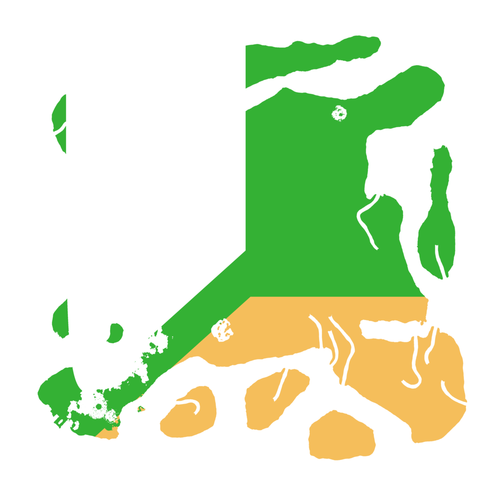 Biome Rust Map: Procedural Map, Size: 3500, Seed: 202999