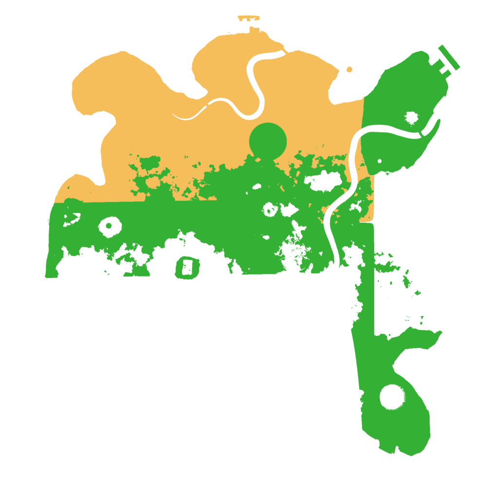Biome Rust Map: Procedural Map, Size: 3500, Seed: 1940061702