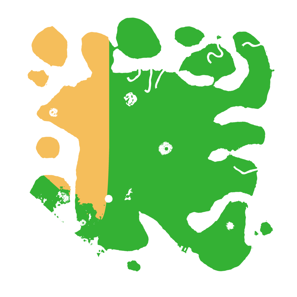 Biome Rust Map: Procedural Map, Size: 3500, Seed: 42842