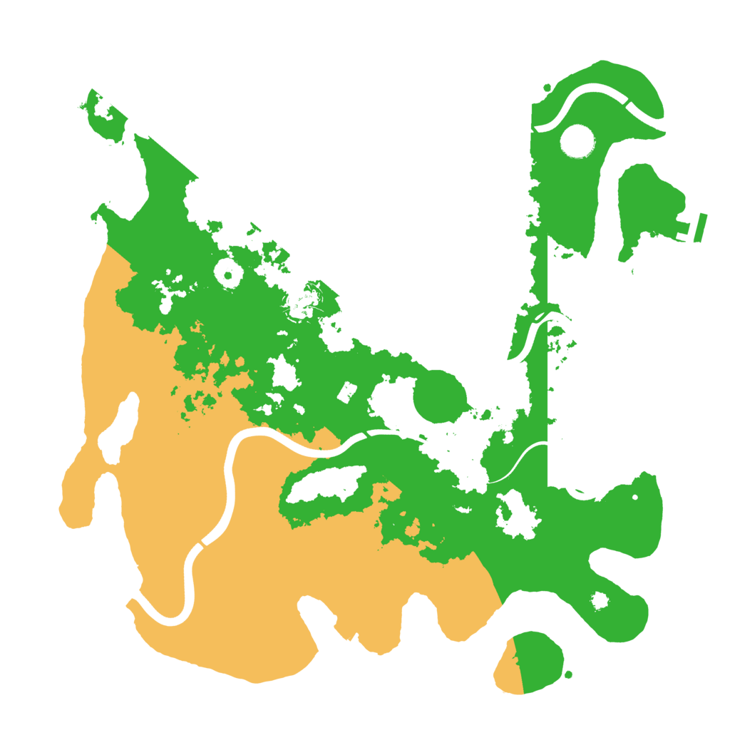 Biome Rust Map: Procedural Map, Size: 3800, Seed: 85289