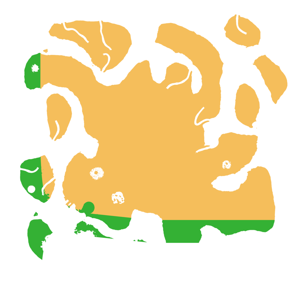 Biome Rust Map: Procedural Map, Size: 3550, Seed: 752081