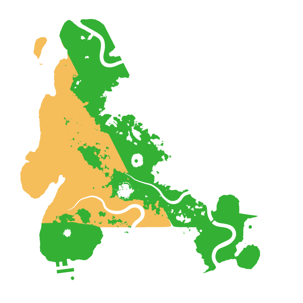 Biome Rust Map: Procedural Map, Size: 3550, Seed: 578222