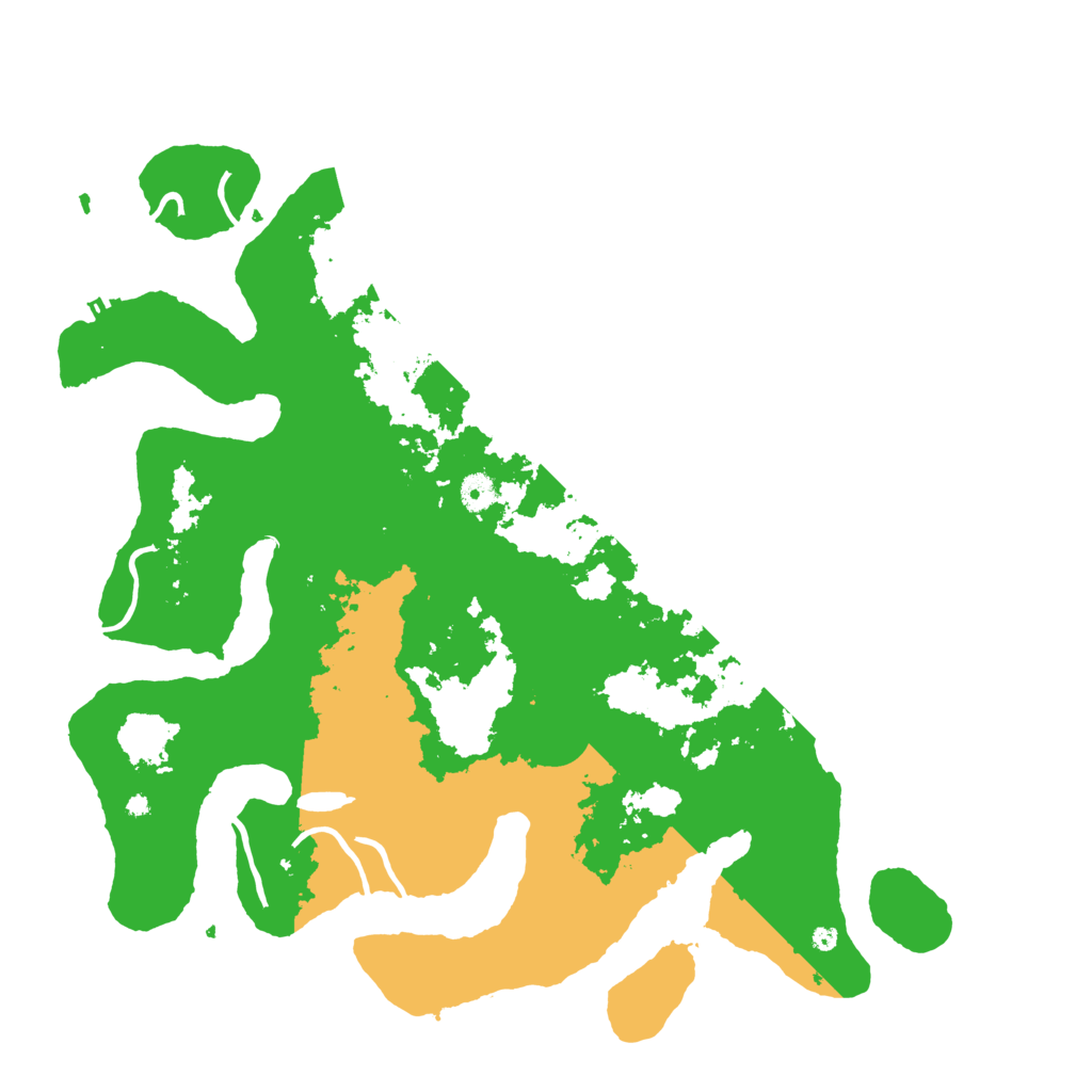 Biome Rust Map: Procedural Map, Size: 4500, Seed: 35