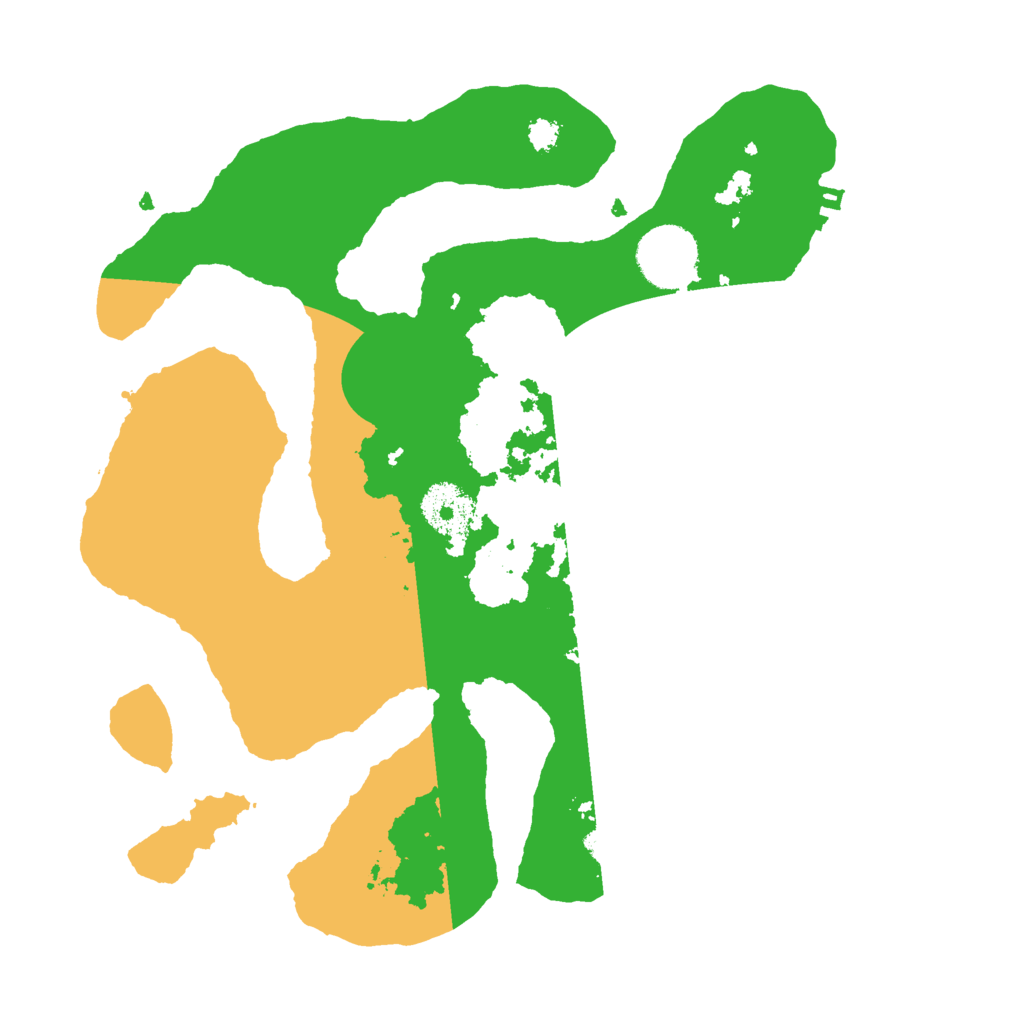 Biome Rust Map: Procedural Map, Size: 3000, Seed: 10515