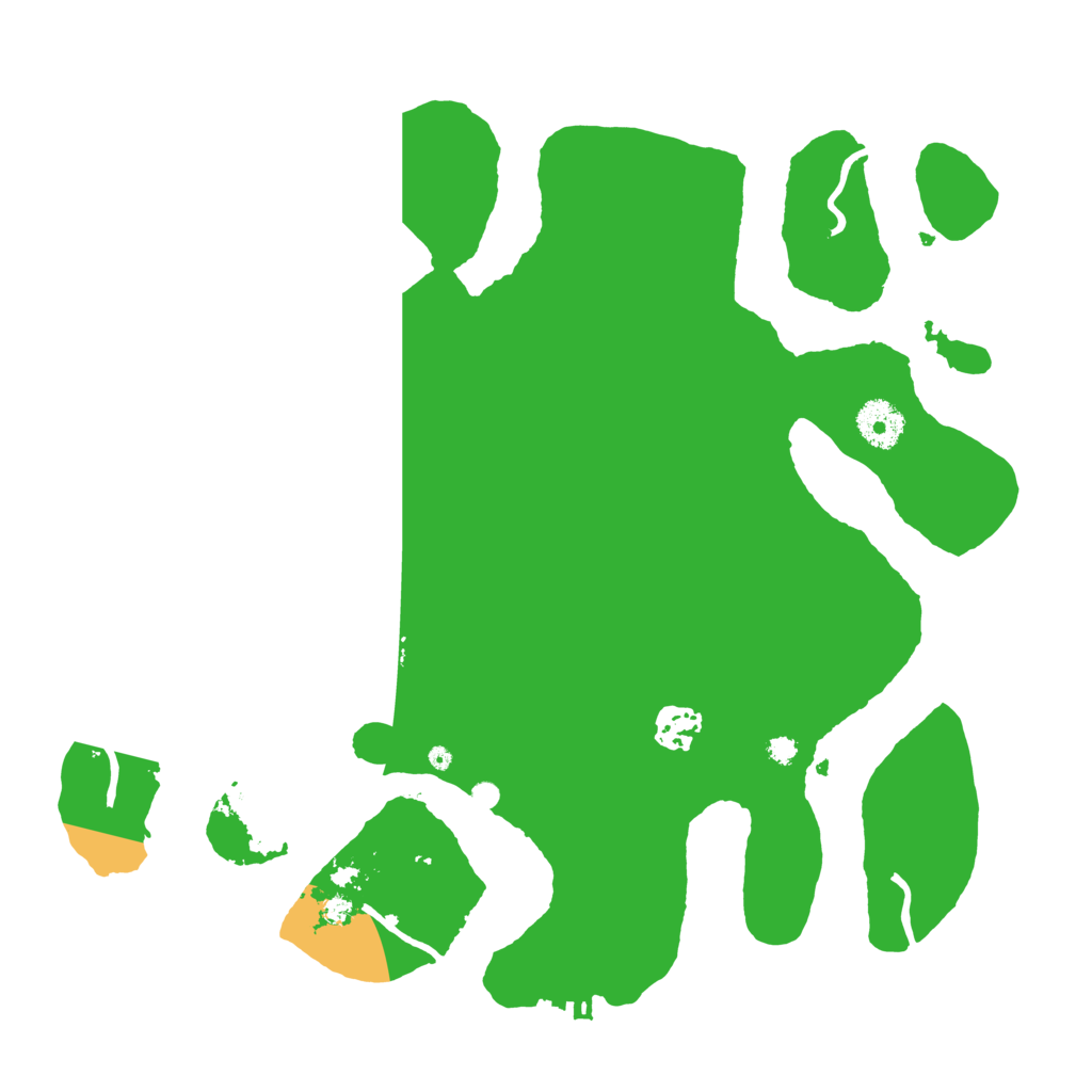 Biome Rust Map: Procedural Map, Size: 3500, Seed: 2064876379