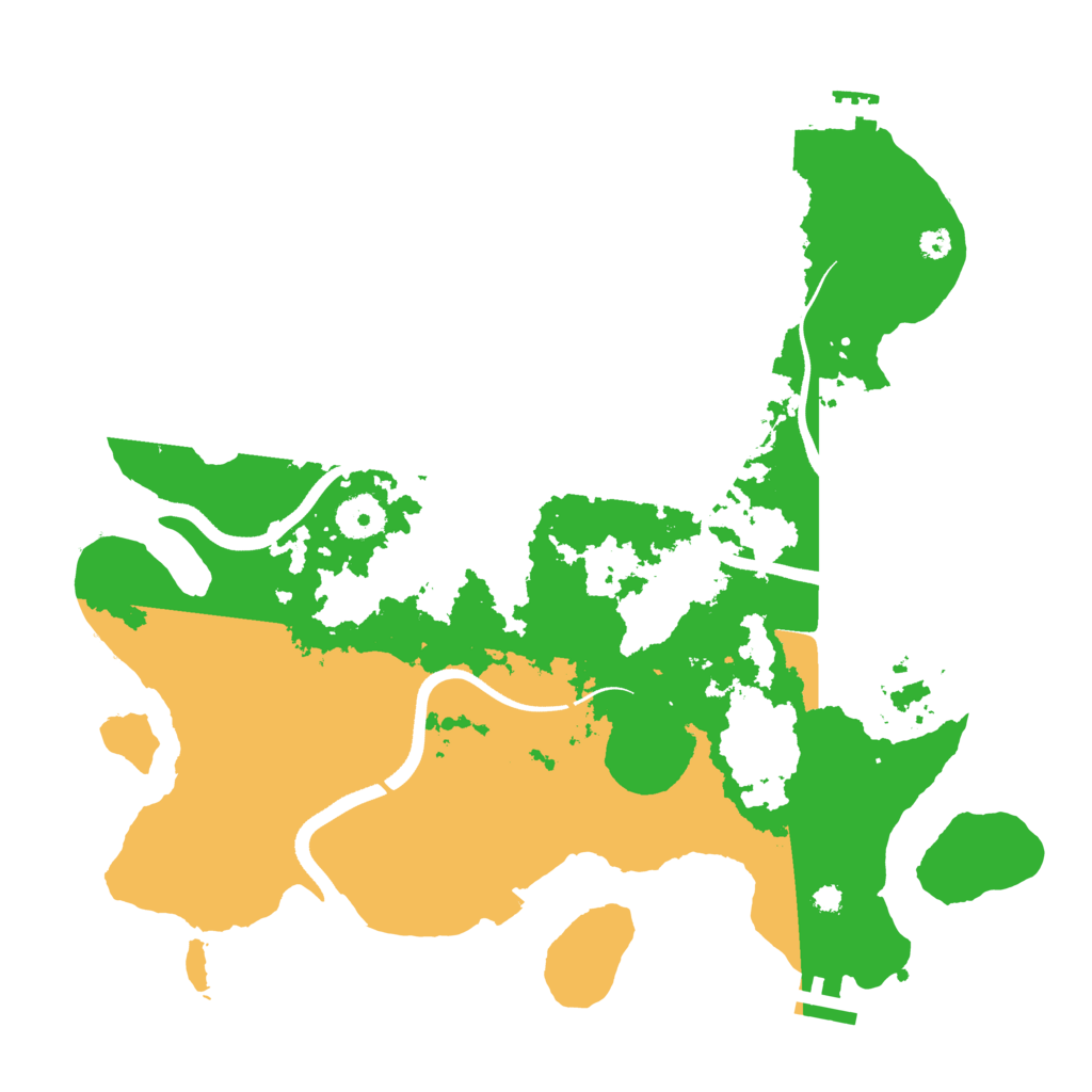 Biome Rust Map: Procedural Map, Size: 3550, Seed: 906753