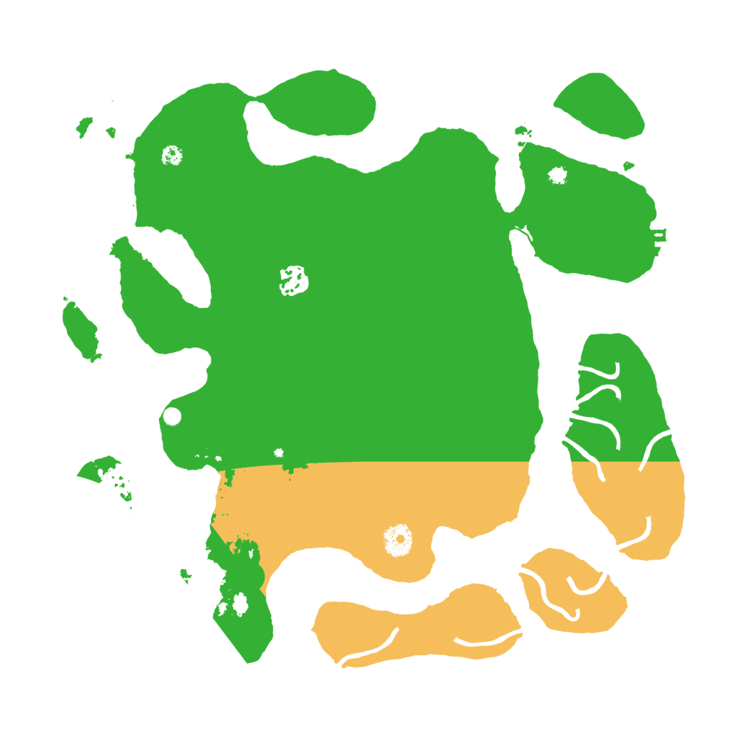 Biome Rust Map: Procedural Map, Size: 3550, Seed: 647212