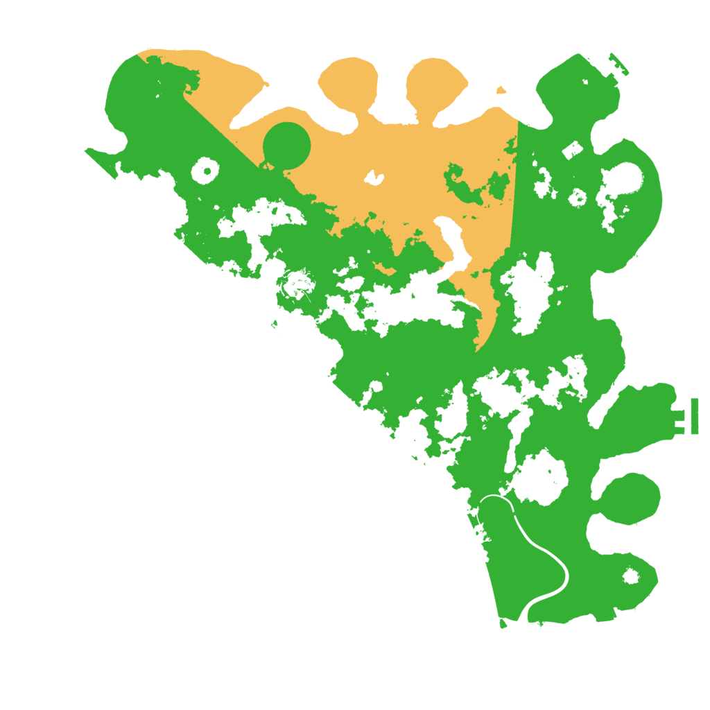 Biome Rust Map: Procedural Map, Size: 4000, Seed: 521425