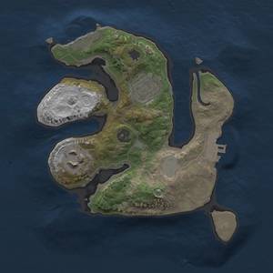 Thumbnail Rust Map: Procedural Map, Size: 2000, Seed: 6, 9 Monuments