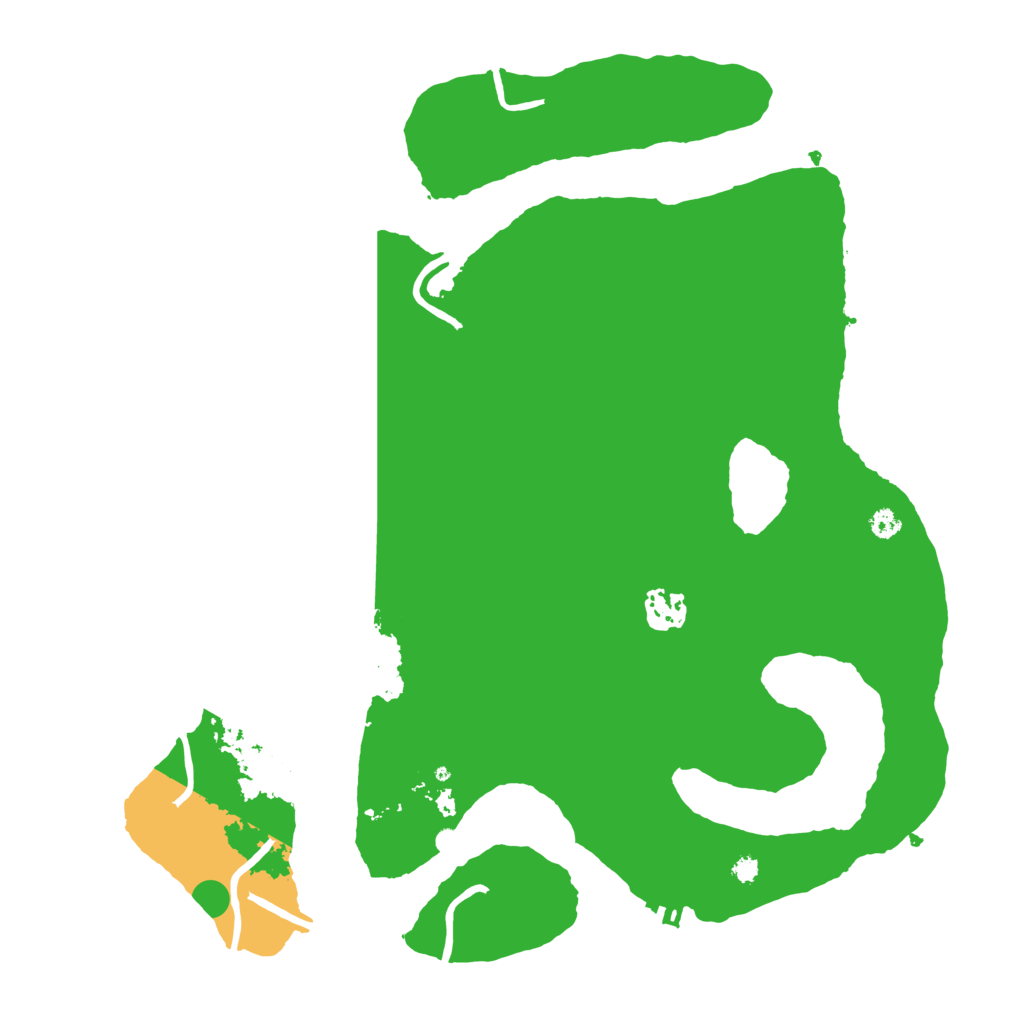 Biome Rust Map: Procedural Map, Size: 3550, Seed: 843171