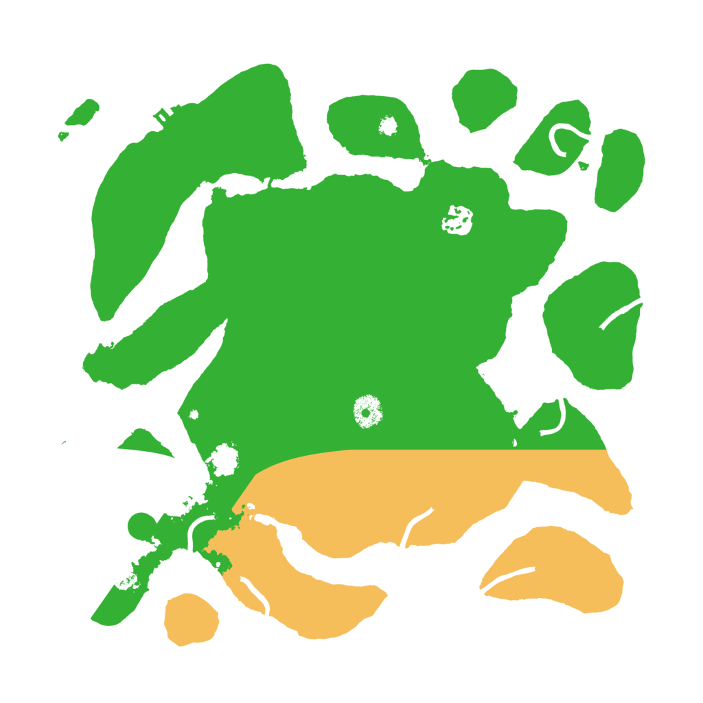 Biome Rust Map: Procedural Map, Size: 3400, Seed: 32812