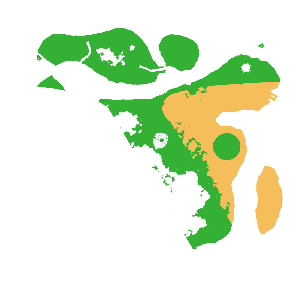 Biome Rust Map: Procedural Map, Size: 3000, Seed: 6942069