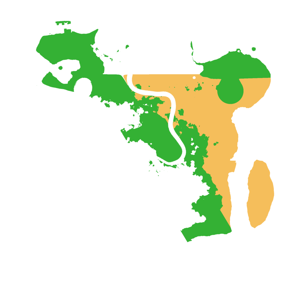 Biome Rust Map: Procedural Map, Size: 3000, Seed: 6942069