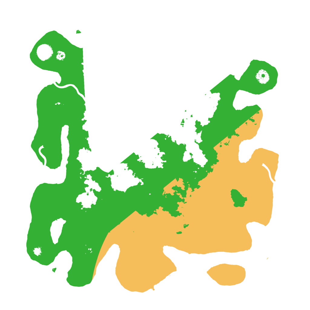 Biome Rust Map: Procedural Map, Size: 3500, Seed: 1971994798