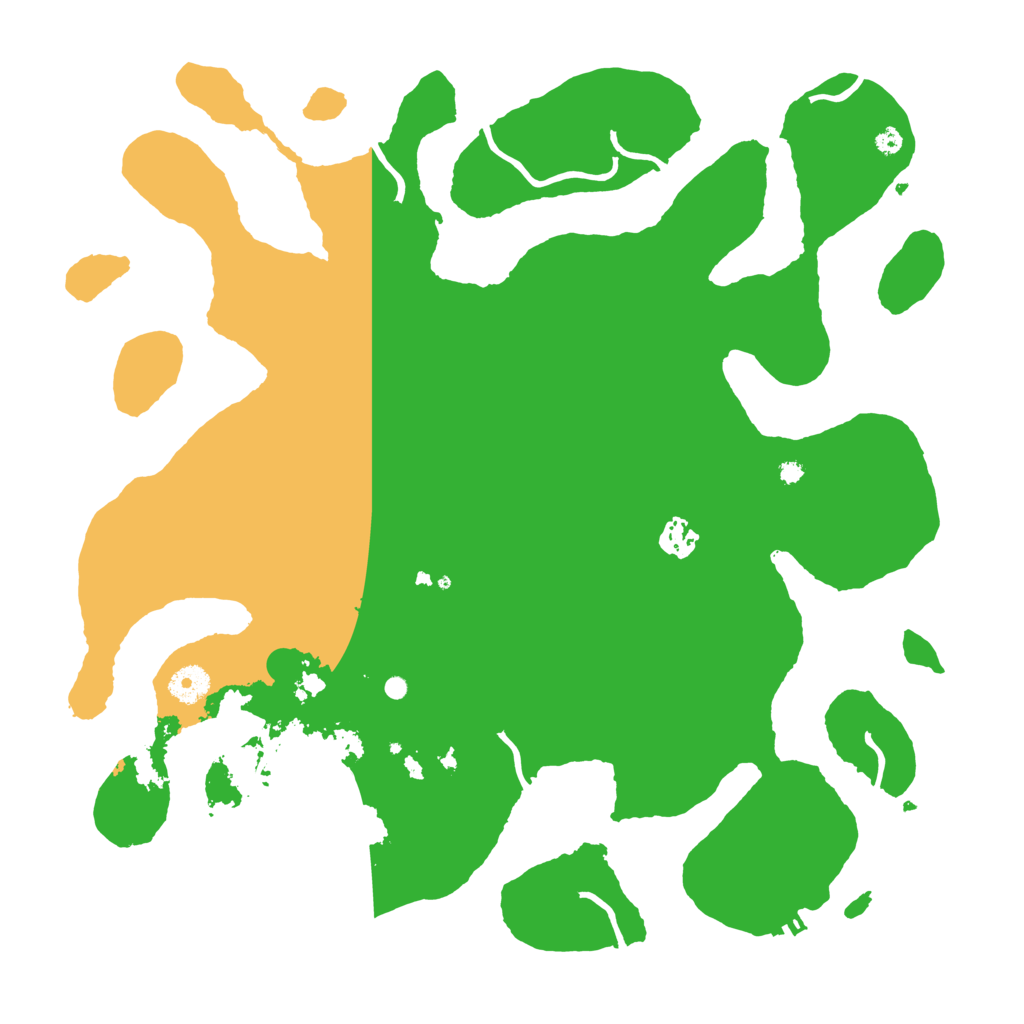 Biome Rust Map: Procedural Map, Size: 4000, Seed: 7676