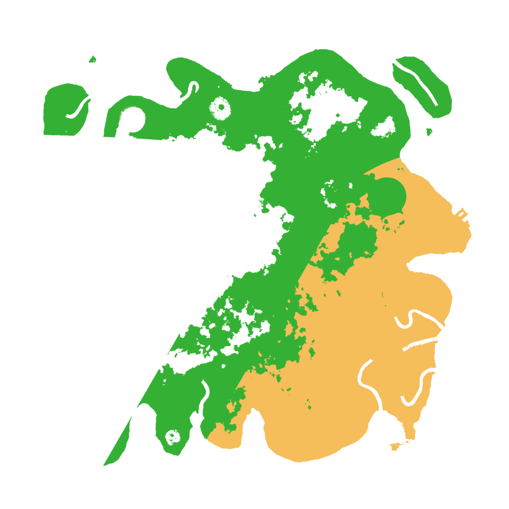 Biome Rust Map: Procedural Map, Size: 3550, Seed: 942243