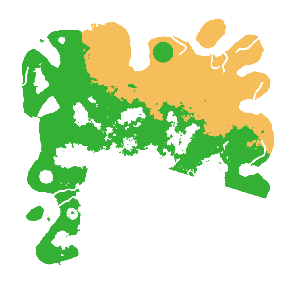Biome Rust Map: Procedural Map, Size: 3800, Seed: 123698745