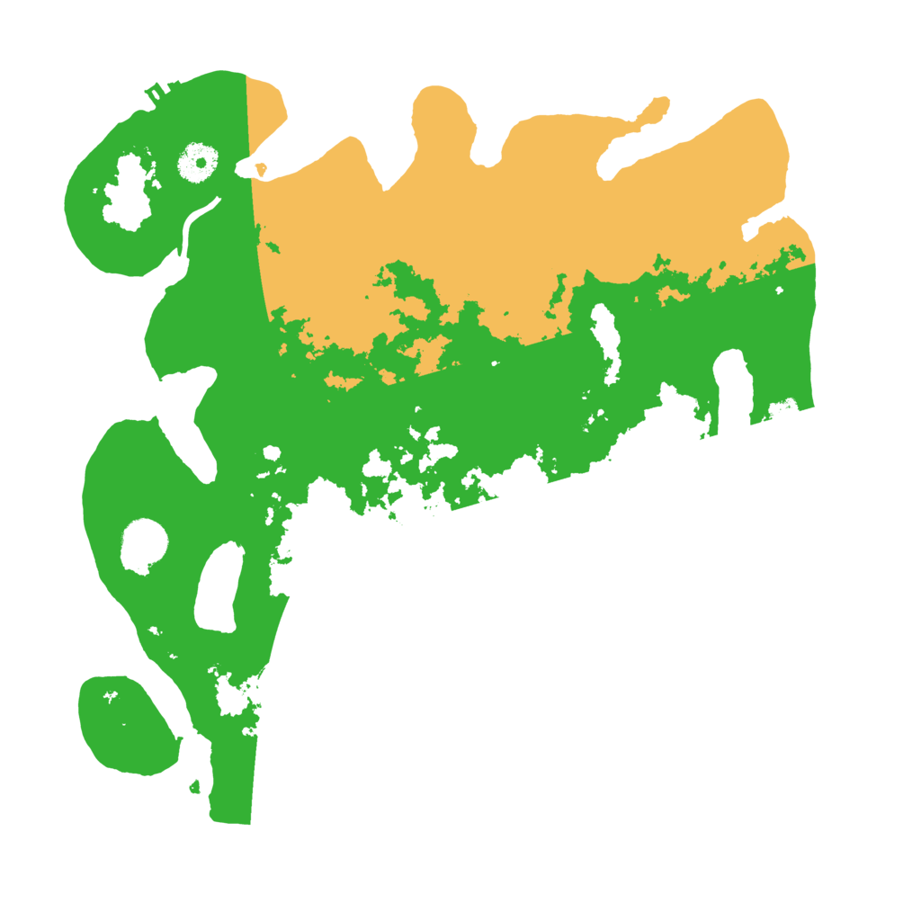 Biome Rust Map: Procedural Map, Size: 3550, Seed: 896116