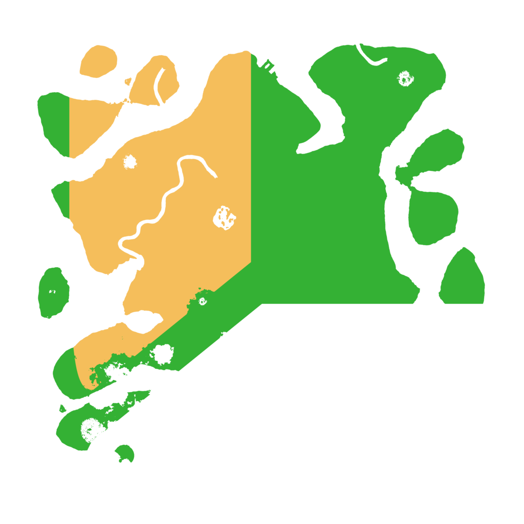 Biome Rust Map: Procedural Map, Size: 3500, Seed: 87568