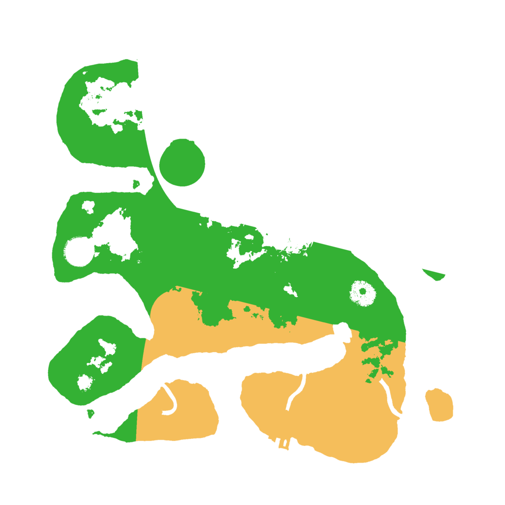 Biome Rust Map: Procedural Map, Size: 3000, Seed: 12662